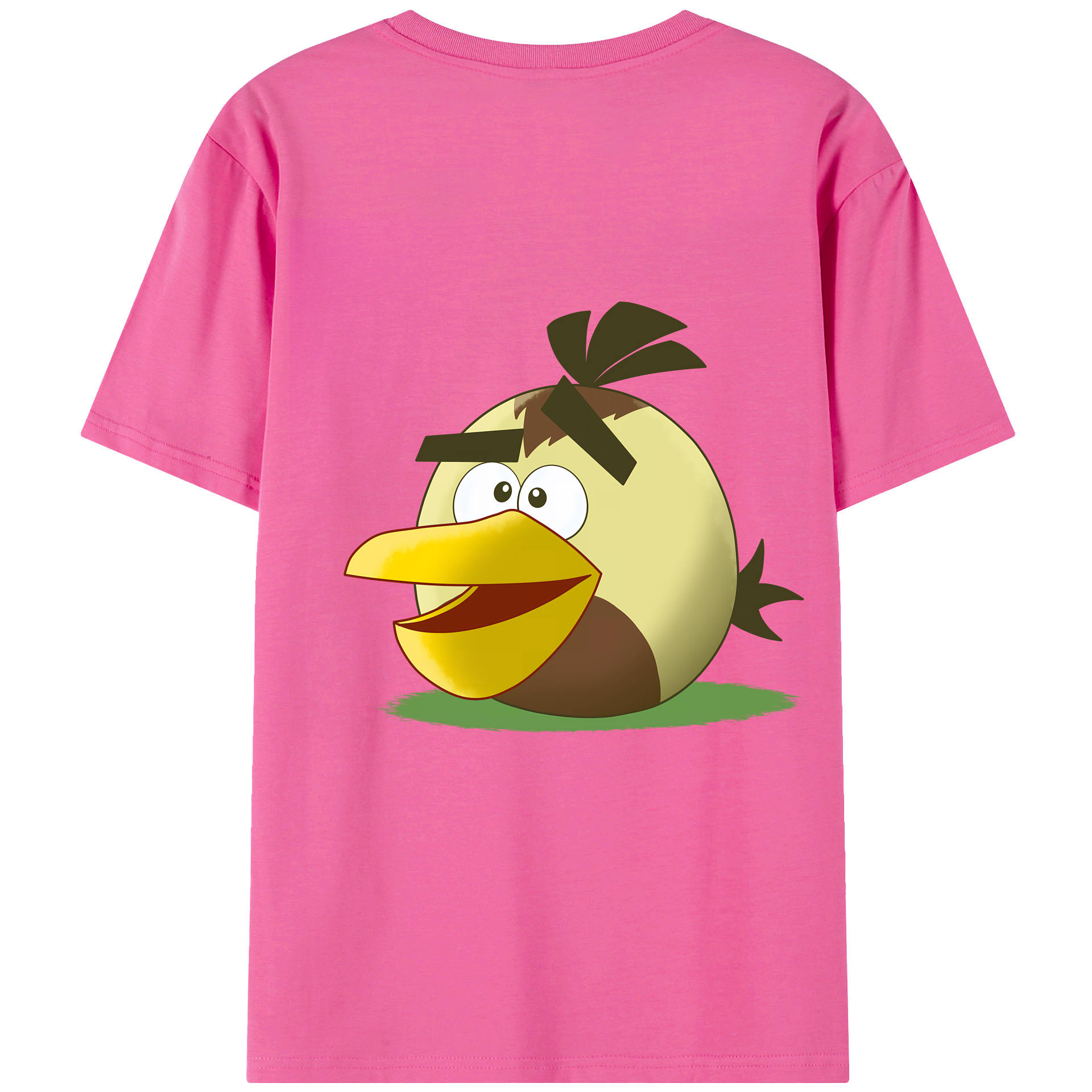（画像用） Angry Birds アングリーバード レディース半袖Tシャツ(バックプリント)